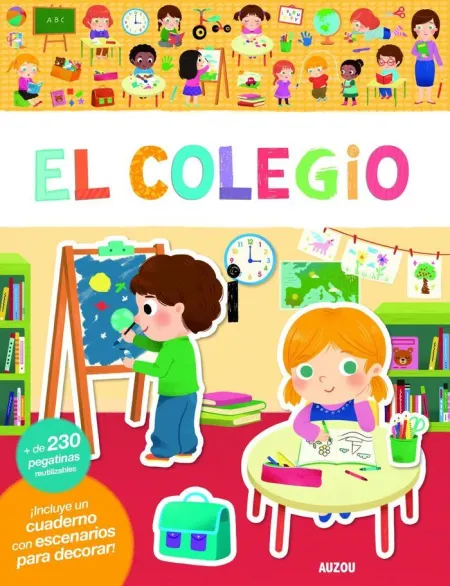 MI PRIMER LIBRO DE PEGATINAS, EL COLEGIO