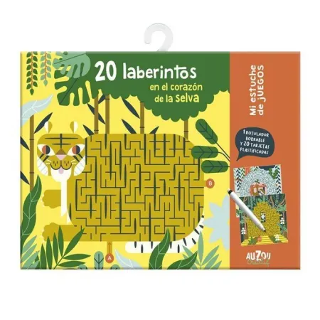 20 LABERINTOS EN EL CORAZÓN DE LA SELVA. MI ESTUCHE DE JUEGO