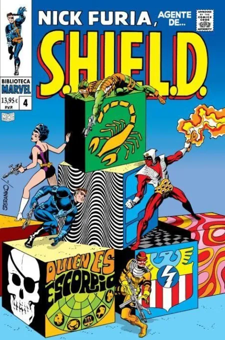 BIBLIOTECA MARVEL NICK FURIA, AGENTE DE S.H.I.E.L.D. 4. 1968. STRANGE TALES 164-