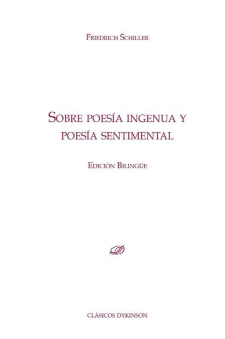 SOBRE POESÍA INGENUA Y POESÍA SENTIMENTAL