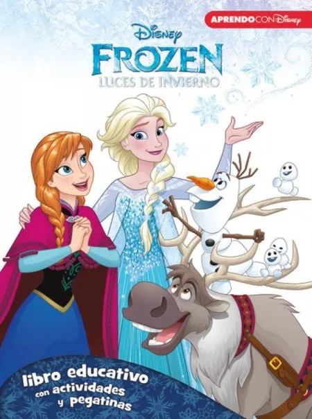 FROZEN. LUCES DE INVIERNO. LIBRO EDUCATIVO CON ACTIVIDADES Y PEGATINAS (DISNEY.