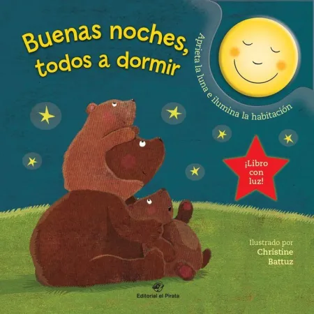 BUENAS NOCHES, TODOS A DORMIR - CUENTO PARA DORMIR CON UNA LUNA QUE SE ILUMINA