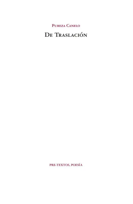 DE TRASLACIÓN