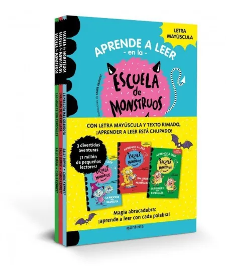 APRENDER A LEER EN LA ESCUELA DE MONSTRUOS - PACK CON LOS LIBROS 1, 2 Y 3