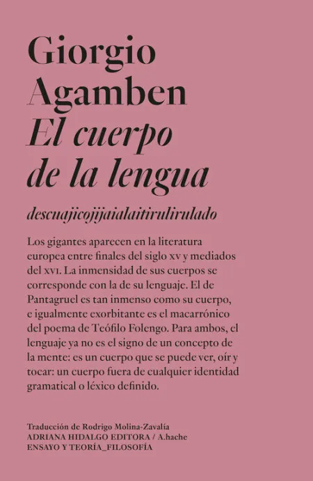 CUERPO DE LA LENGUA, EL