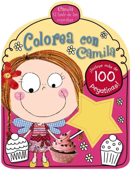 CAMILA, EL HADA DE LOS CUPCAKES. COLOREA CON CAMILA
