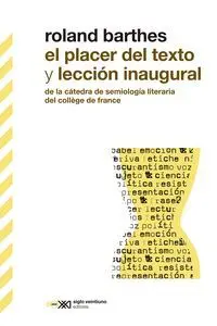 EL PLACER DEL TEXTO Y LECCIÓN INAUGURAL