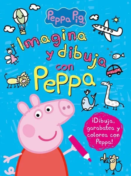 PEPPA PIG. CUADERNO DE ACTIVIDADES - IMAGINA Y DIBUJA CON PEPPA