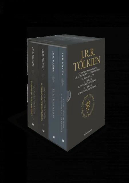 ESTUCHE TOLKIEN 2 (SILMARILLION, CUENTOS INCONCLUSOS, Hª TIERRA MEDIA 1 Y 2)