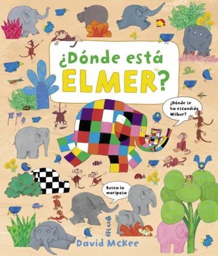 ELMER. LIBRO JUGUETE - BUSCA Y ENCUENTRA. ¿DÓNDE ESTÁ ELMER?