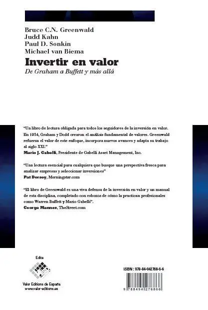 INVERTIR EN VALOR