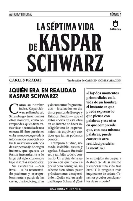 LA SÉPTIMA VIDA DE KASPAR SCHWARZ