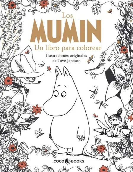 LOS MUMIN, UN LIBRO PARA COLOREAR