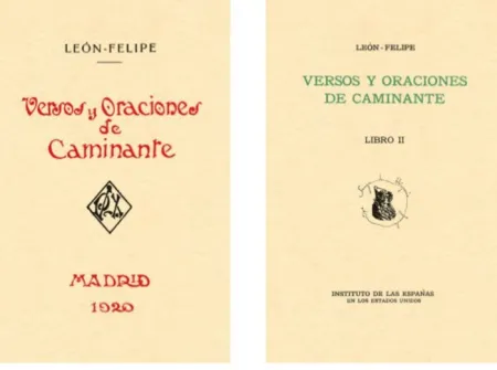 VERSOS Y ORACIONES DE CAMINANTE