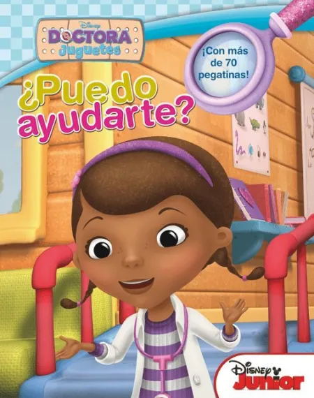 DOCTORA JUGUETES. LIBRO DE PEGATINAS. ¿PUEDO AYUDARTE?