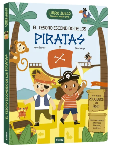 EL TESORO ESCONDIDO DE LOS PIRATAS. LIBRO JUEGO