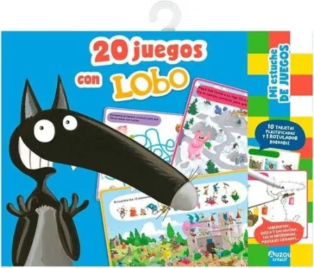20 JUEGOS CON LOBO. MI ESTUCHE DE JUEGOS
