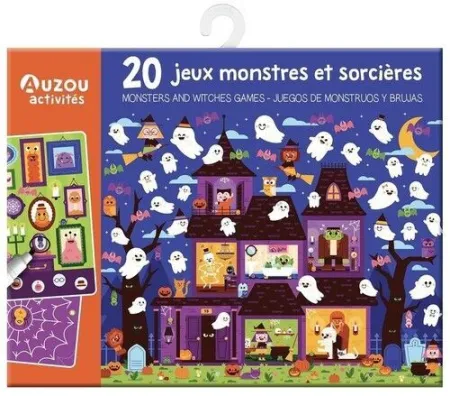 20 JUEGOS DE MONSTRUOS Y BRUJAS. MI ESTUCHE DE JUEGOS