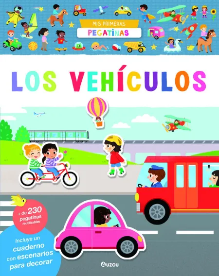 MIS PRIMERAS PEGATINAS. LOS VEHÍCULOS